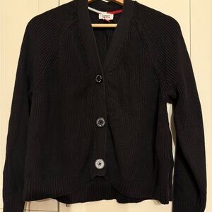 Tommy Jeans Black Women's Cardigan Sweater